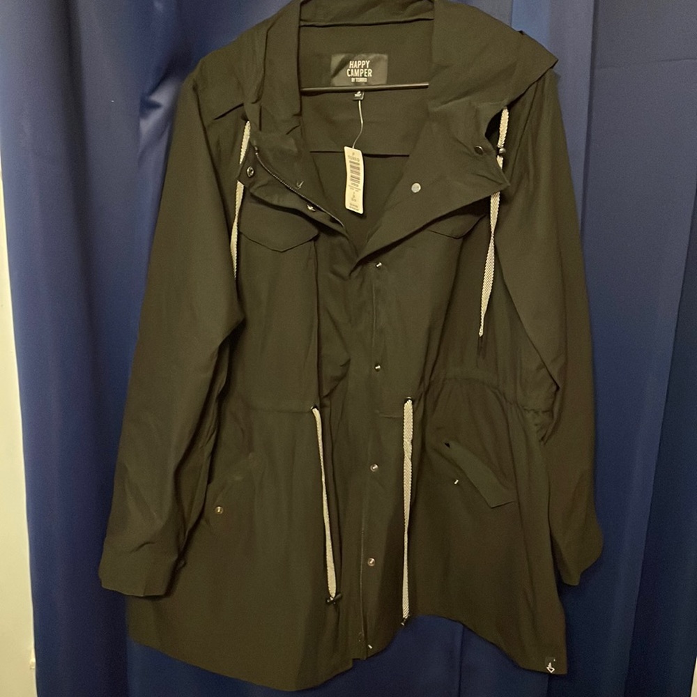 NWT SIZE 3 BLACK STRETCH ANORAK TORRID JACKET